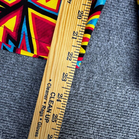 Hreski Golf Shorts Mens Size 42 Multicolor Crazy Loud All Over Print Performance - Picture 6 of 11